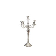 Charger l'image dans la galerie, Bougeoir 5 feux argent 60cm
