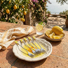 Charger l'image dans la galerie, Assiette à dessert jaune Capri 20.5x20.5x2.5cm

