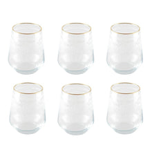 Charger l'image dans la galerie, Verres à eau arabesque - lot de 6
