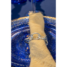 Charger l'image dans la galerie, Lot de 4 ronds de serviette chaîne argent
