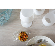 Charger l'image dans la galerie, Assiette creuse blanche Flora 21.2x21.2x3.8cm
