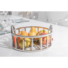 Charger l'image dans la galerie, Coupe à fruits ronde en argent 35x35x18cm
