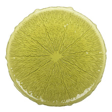 Charger l'image dans la galerie, Assiette de présentation verte 34cm - citron
