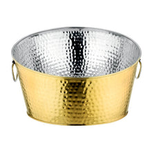 Charger l'image dans la galerie, Seau à champagne doré martelé 38cm
