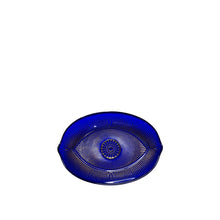 Charger l'image dans la galerie, Coupelle ovale oeil bleu 15x21x4.5cm

