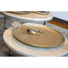 Charger l'image dans la galerie, Coupe décorative ronde sable 48x48x4.5cm
