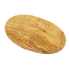 Charger l'image dans la galerie, Planche à petit-déjeuner ovale 24 cm en bois d'olivier

