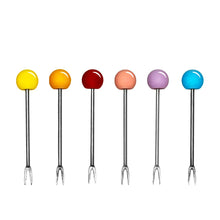 Charger l'image dans la galerie, Piques apéritif avec coupelle pastèque - lot de 6
