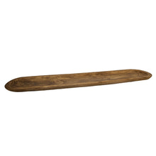 Charger l'image dans la galerie, Plateau décoratif long rectangulaire en bois 100x9x2.5cm
