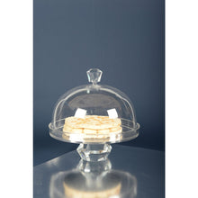 Charger l'image dans la galerie, Cloche à gâteaux sur pied diamant en verre
