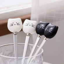 Charger l'image dans la galerie, Cuillères chats blanches et noires - lot de 6
