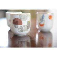 Charger l'image dans la galerie, Tasses à café 90ml art déco - lot de 4
