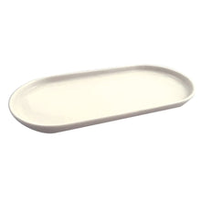Charger l'image dans la galerie, Plat ovale blanc 22cm
