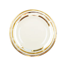 Charger l'image dans la galerie, Assiette plate triple filet or 27cm
