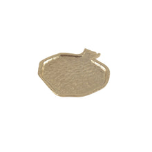 Charger l'image dans la galerie, Dessous de verre doré forme grenade 10x10x1cm pièce
