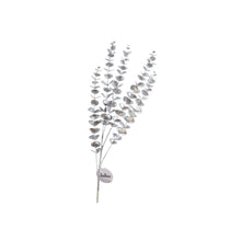 Charger l'image dans la galerie, Fleur décorative feuilles d'eucalyptus argent h90cm

