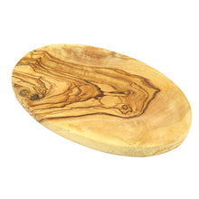 Charger l'image dans la galerie, Planche à petit-déjeuner ovale 24 cm en bois d'olivier
