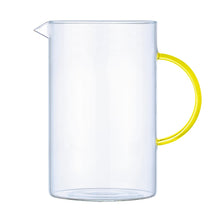 Charger l'image dans la galerie, Pichet en verre avec anse jaune 1.5l

