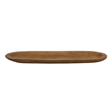 Charger l'image dans la galerie, Plateau décoratif long ovale en bois 50x13x3cm
