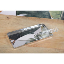 Charger l'image dans la galerie, Plateau rectangulaire martelé effet miroir 25.5x11.5x1.25cm
