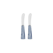 Charger l'image dans la galerie, Tartineurs à rayures bleues - lot de 2
