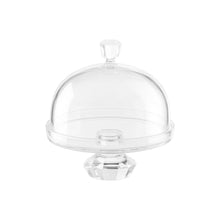 Charger l'image dans la galerie, Cloche à gâteaux sur pied diamant en verre
